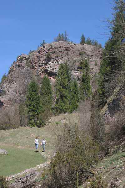 Czajakowa skała w Homolach